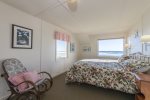  bedroom is on the second floor with an ocean view from both windows and another king-sized bed